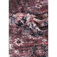 Load image into Gallery viewer, Matakana Cezanne Terracotta Distressed Vintage Round Washable Rug
