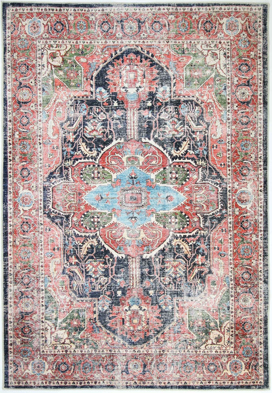 Waiheke Kendra Distressed Vintage Washable Rug