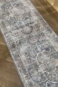 Load image into Gallery viewer, Waiheke Kendra Ash Distressed Vintage Washable Runner
