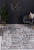 Load image into Gallery viewer, Waiheke Kendra Ash Distressed Vintage Washable Rug
