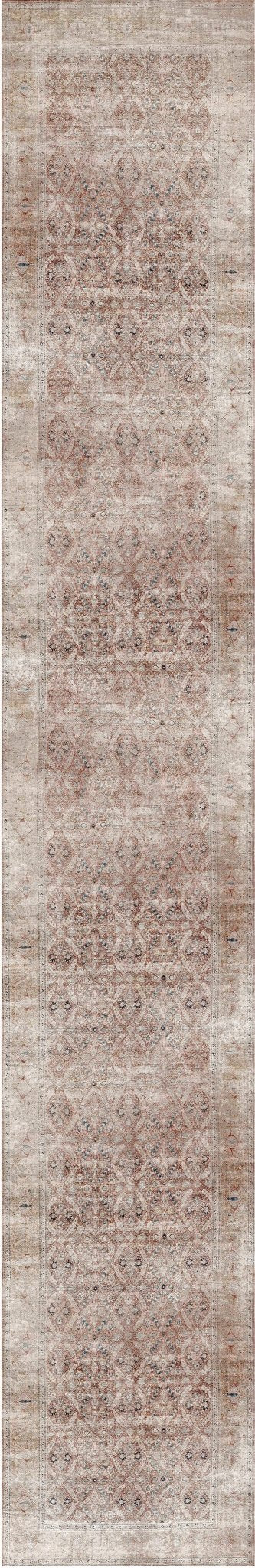 Tekapo Levent Distressed Vintage Washable Runner