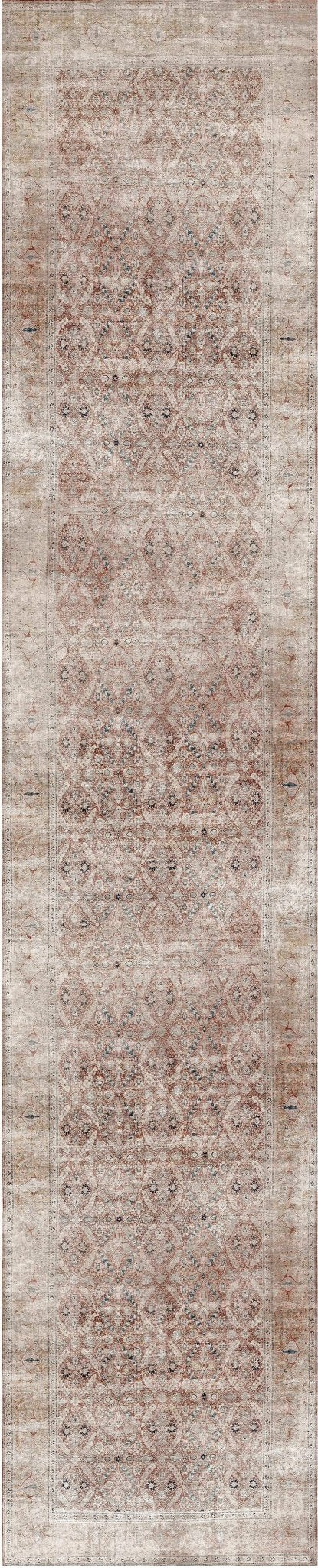 Tekapo Levent Distressed Vintage Washable Runner