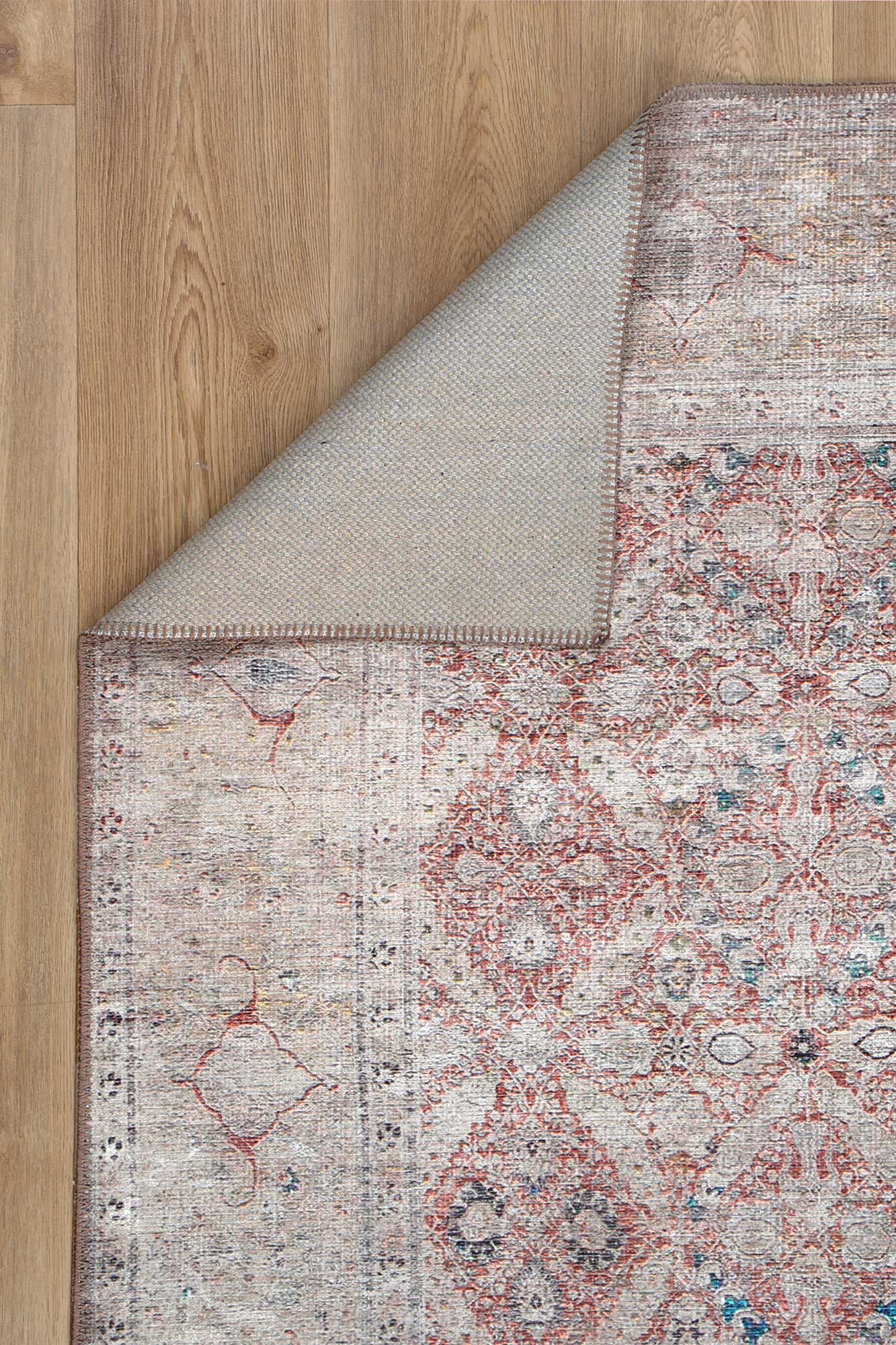 Tekapo Levent Distressed Vintage Washable Runner