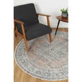 Load image into Gallery viewer, Kerikeri Oxus Desert Distressed Vintage Round Washable Rug
