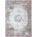 Load image into Gallery viewer, Aorere Enchant Medallion Multi Distressed Washable Rug
