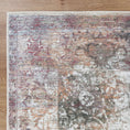 Load image into Gallery viewer, Aorere Enchant Medallion Multi Distressed Washable Rug
