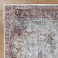 Load image into Gallery viewer, Aorere Enchant Terracotta Distressed Machine Washable Rug
