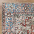 Load image into Gallery viewer, Aorere Enchant Terracotta Distressed Machine Washable Rug
