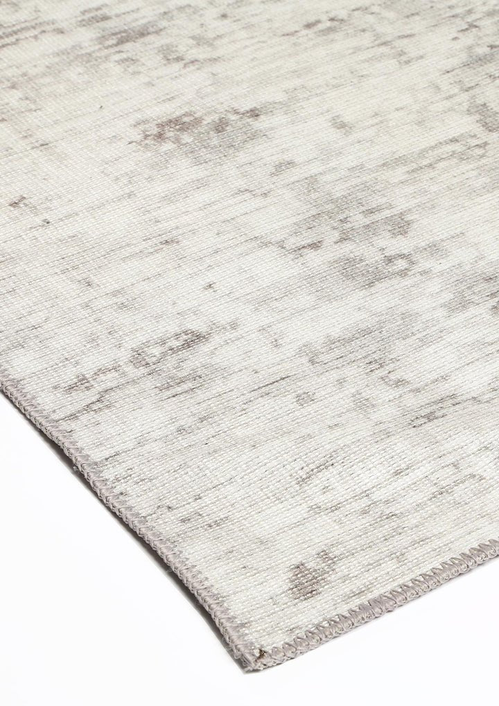 Queenstown Evalina Grey Abstract Washable Runner