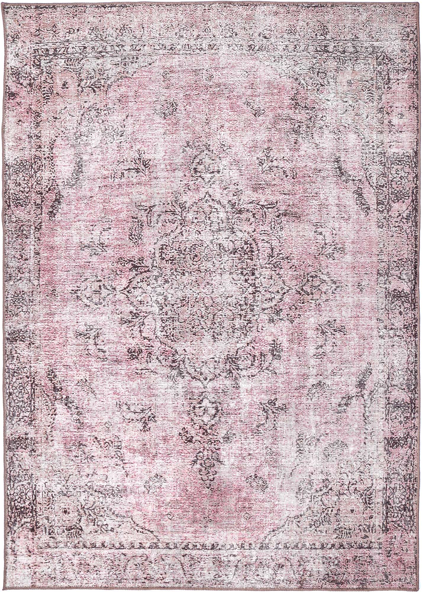 Rangitoto Rose Germain Machine Washable Rug