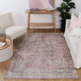 Load image into Gallery viewer, Rangitoto Rose Germain Machine Washable Rug
