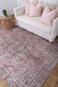 Load image into Gallery viewer, Rangitoto Rose Germain Machine Washable Rug
