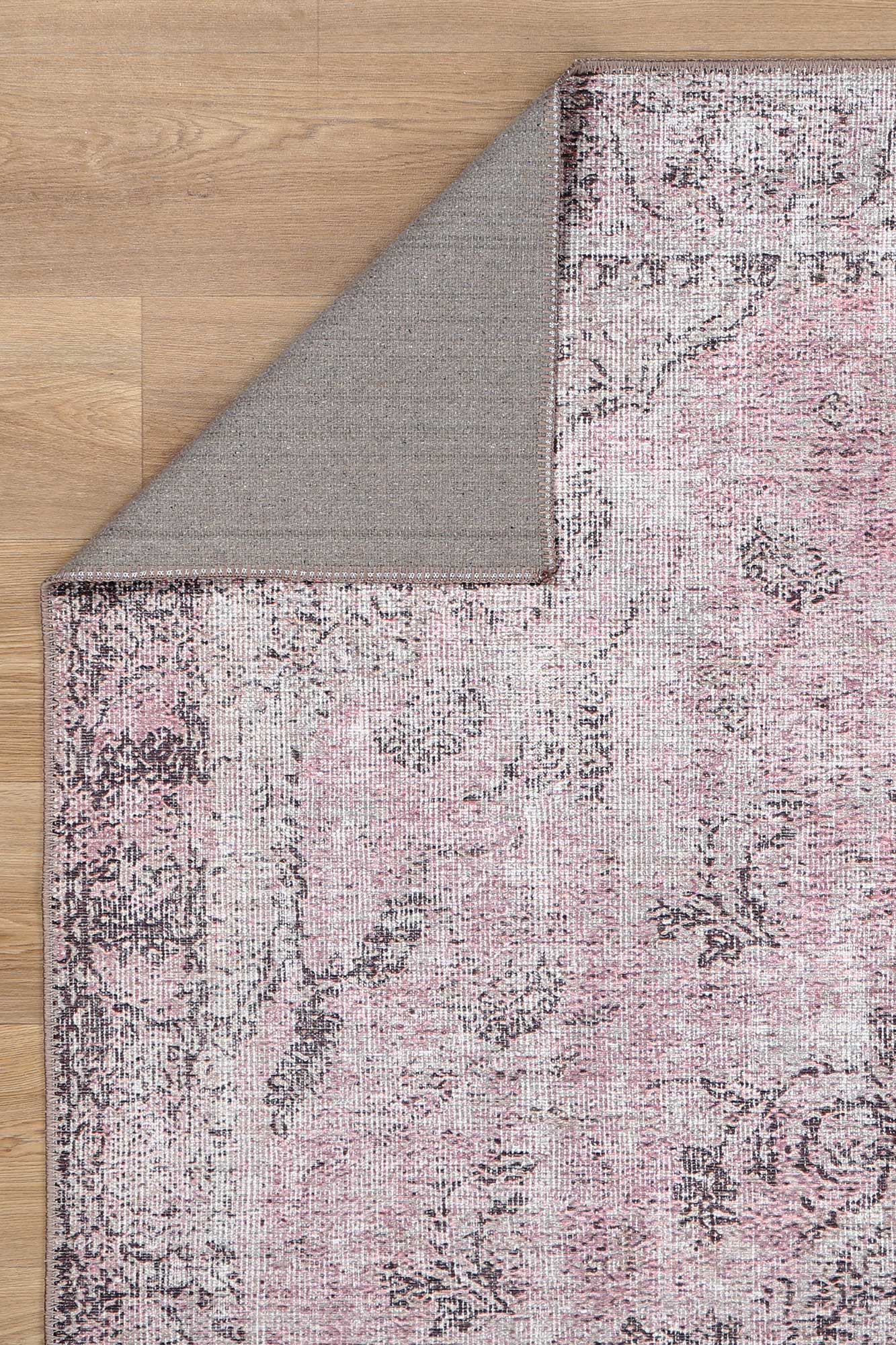 Rangitoto Rose Germain Machine Washable Rug