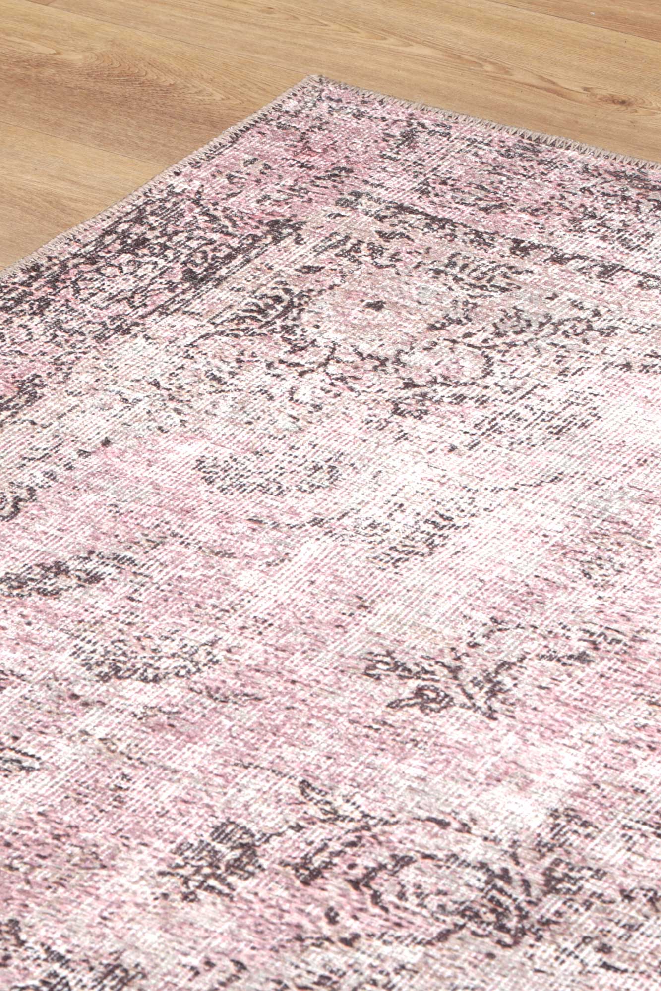 Rangitoto Rose Germain Machine Washable Rug