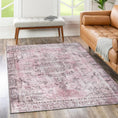 Load image into Gallery viewer, Rangitoto Rose Germain Machine Washable Rug
