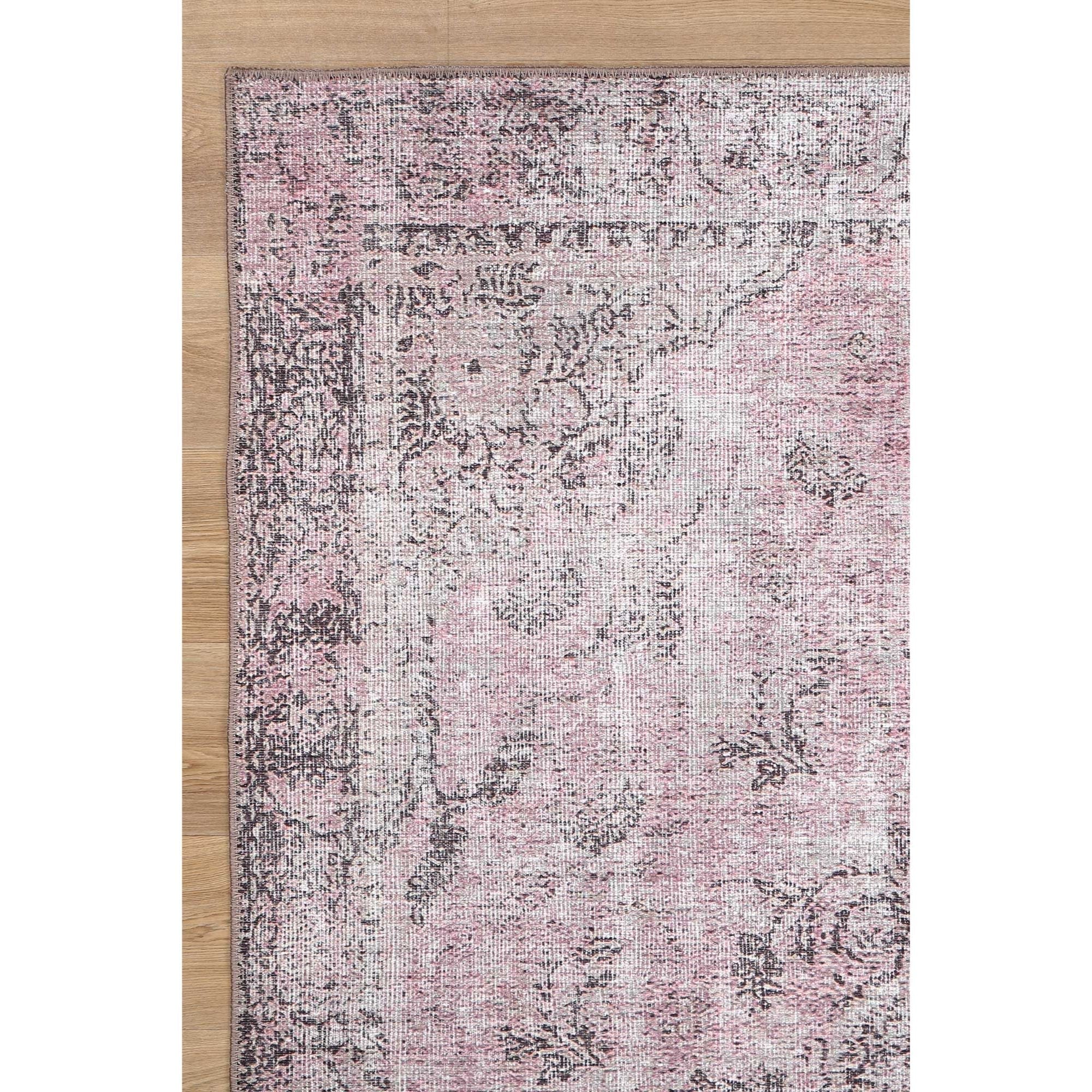 Rangitoto Germain Rose Washable Runner