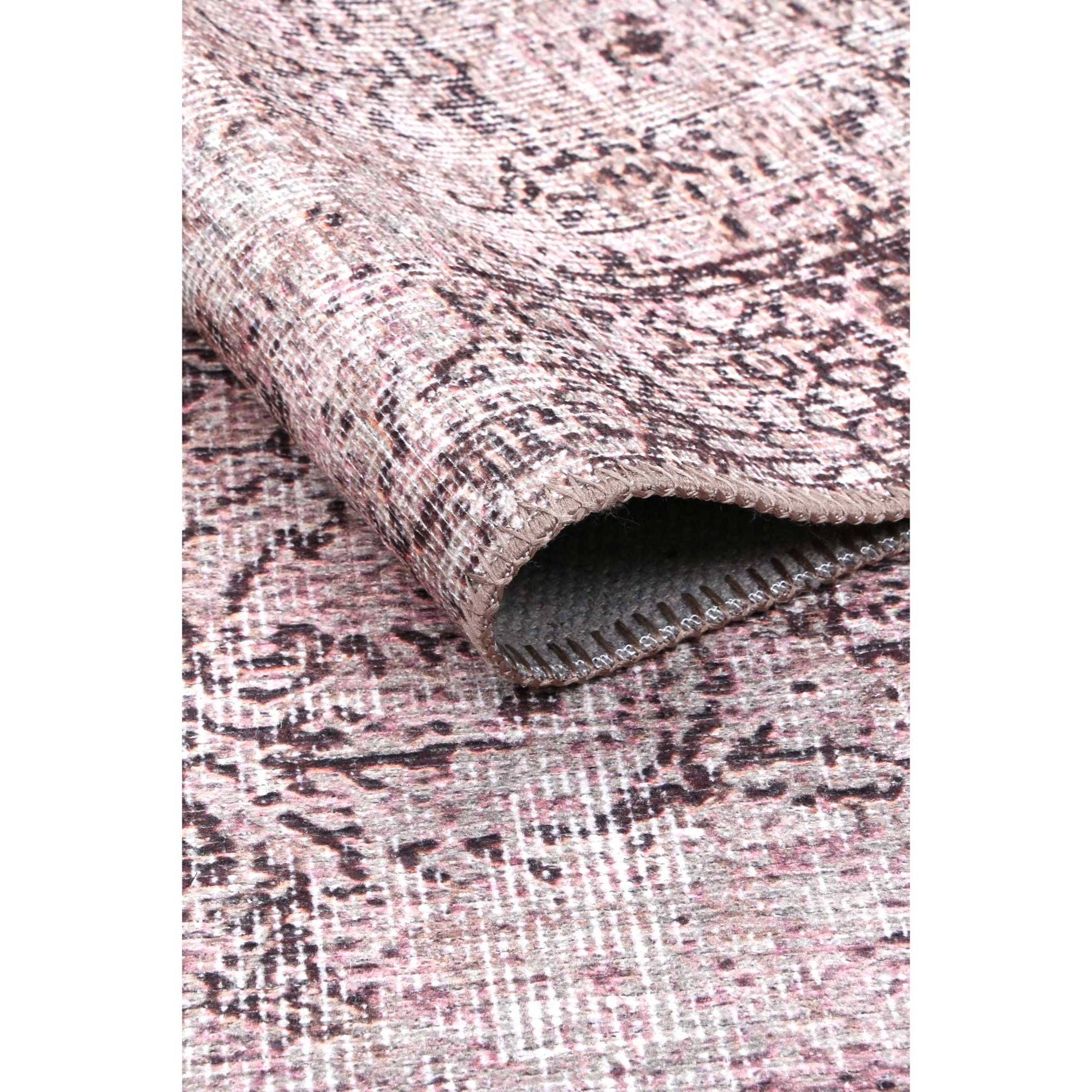 Rangitoto Germain Rose Washable Runner