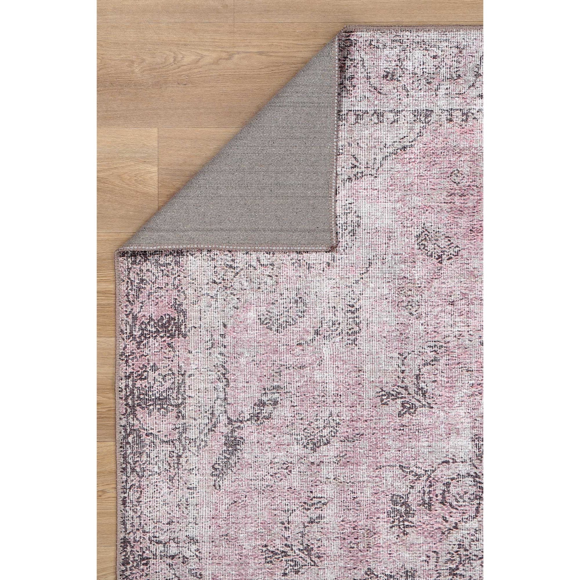 Rangitoto Germain Rose Washable Runner