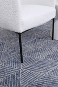 Load image into Gallery viewer, Akaroa Greenport Blue Machine Washable Rug
