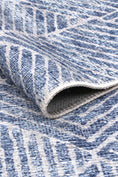 Load image into Gallery viewer, Akaroa Greenport Blue Machine Washable Rug
