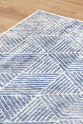 Load image into Gallery viewer, Akaroa Greenport Blue Machine Washable Rug
