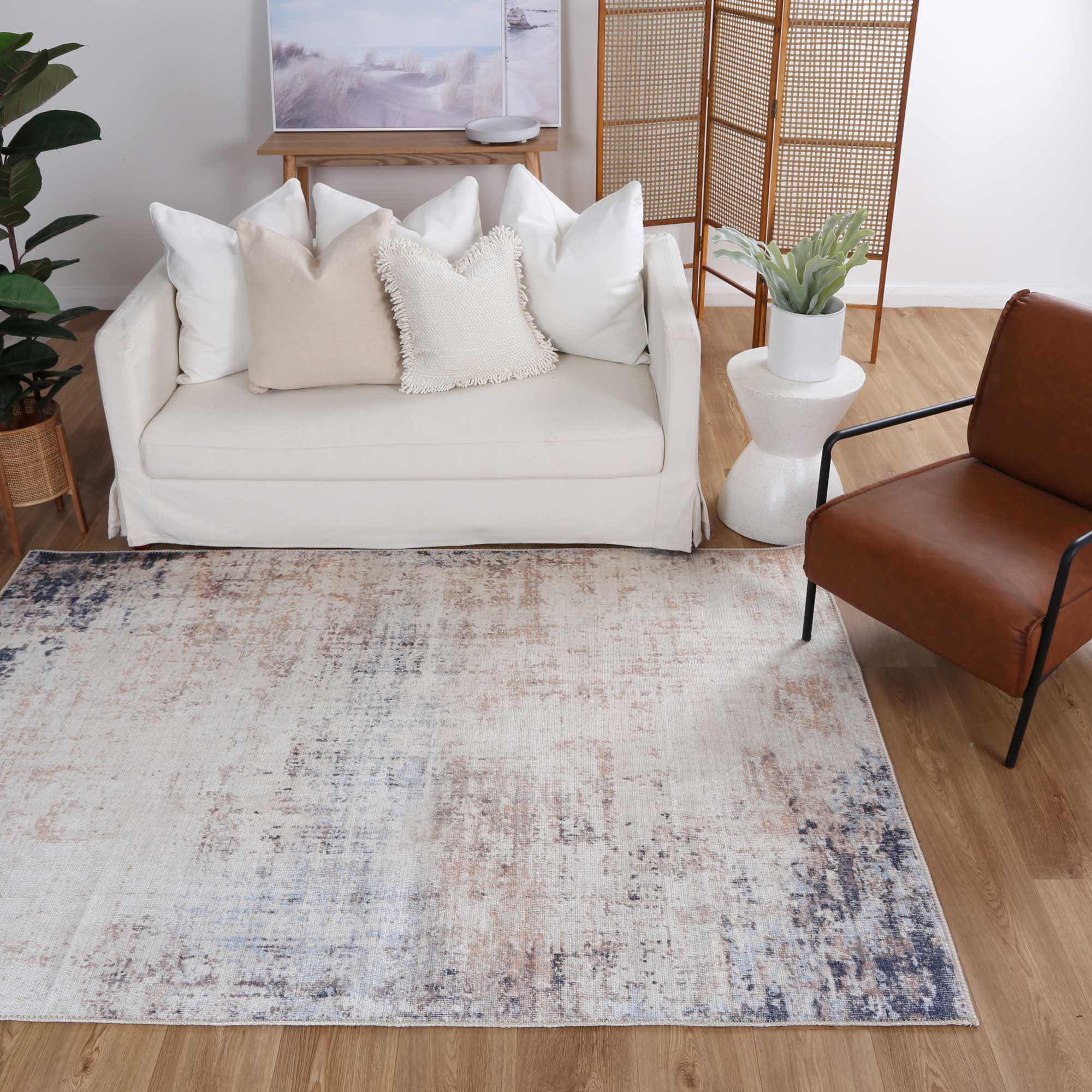 Wanui Hafriyat Multi Machine Washable Rug