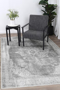 Load image into Gallery viewer, Omaru Isin Light Grey Machine Washable Rug
