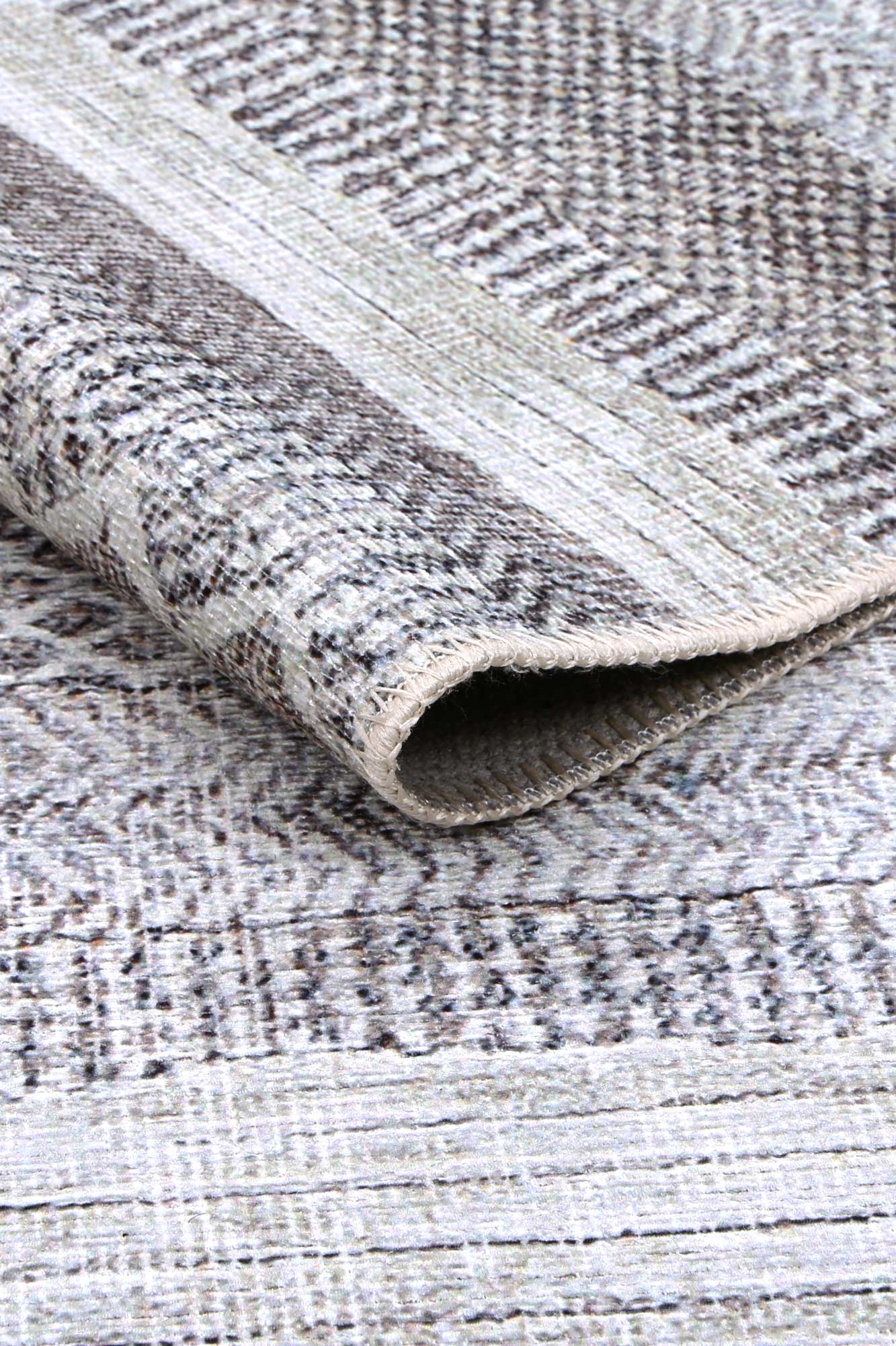 Marlborough Shadows Ash Washable Rug