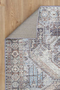 Load image into Gallery viewer, Taranaki Louvre Blue Machine Washable Rug
