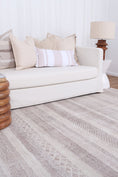 Load image into Gallery viewer, Kaikoura Mojave Lines Desert Beige Washable Rug
