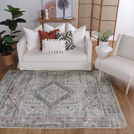 Kawhia Nippur Multi Machine Washable Rug