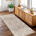 Load image into Gallery viewer, Taupo Nahla Beige Nordic Washable Runner
