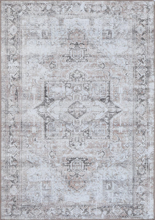 Motueka Nuzi Blush Machine Washable Rug