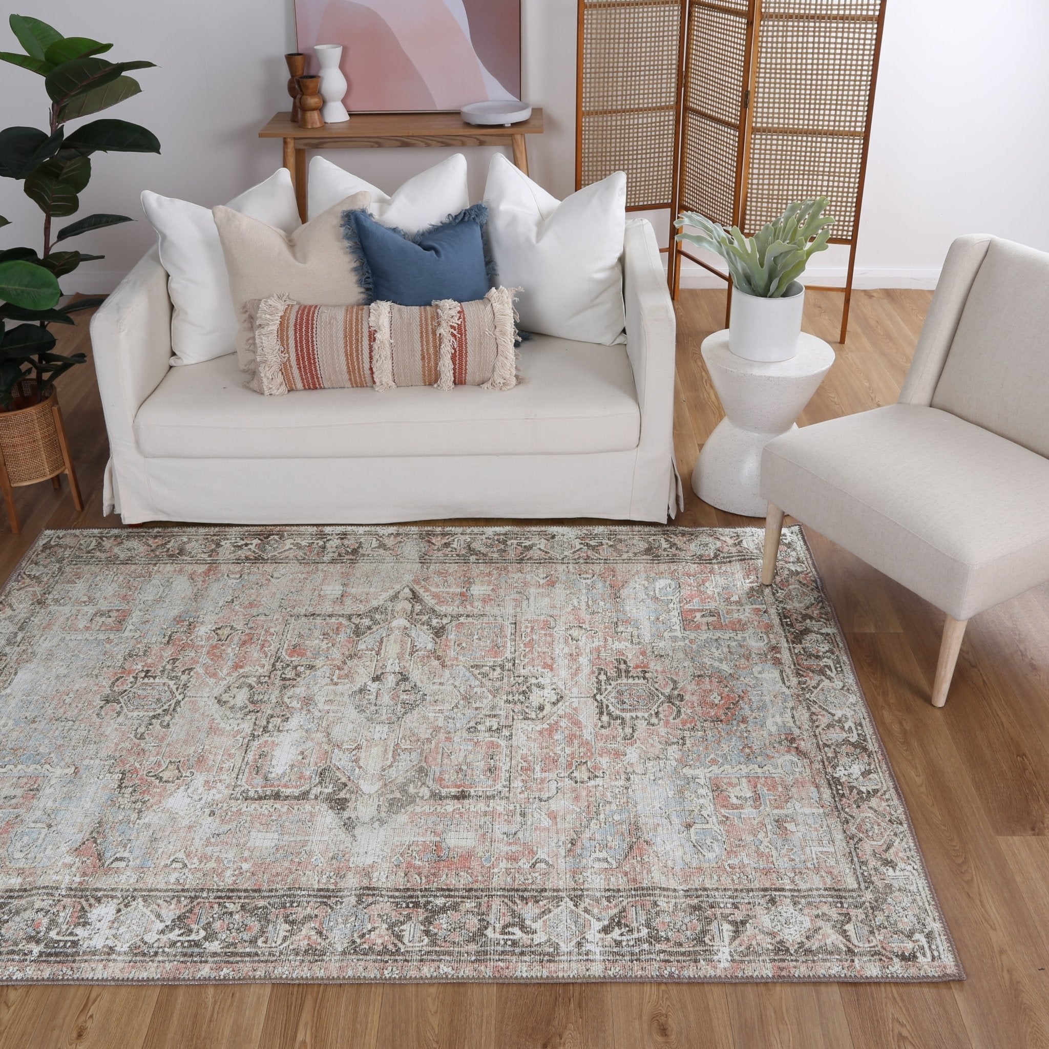 Motueka Nuzi Multi Machine Washable Rug