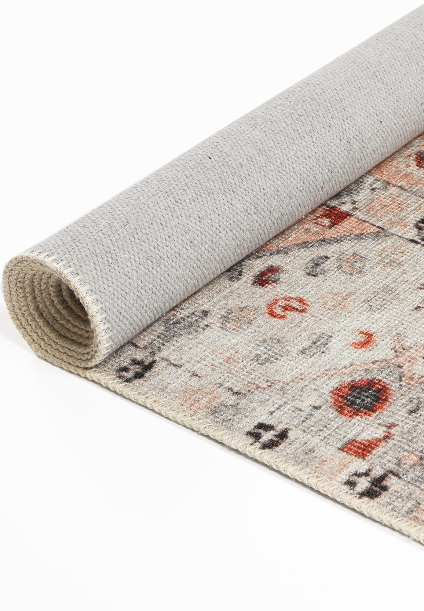 Te Anau Sauville Multi Distressed Vintage Washable Rug