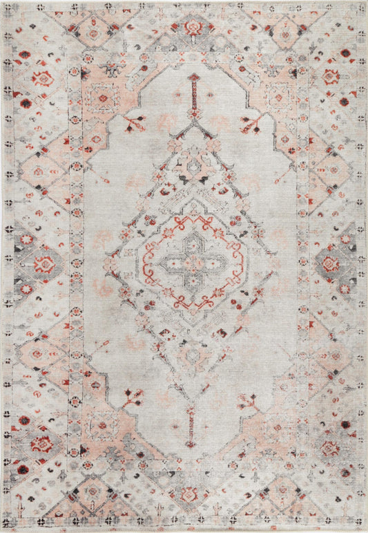 Te Anau Sauville Multi Distressed Vintage Washable Rug