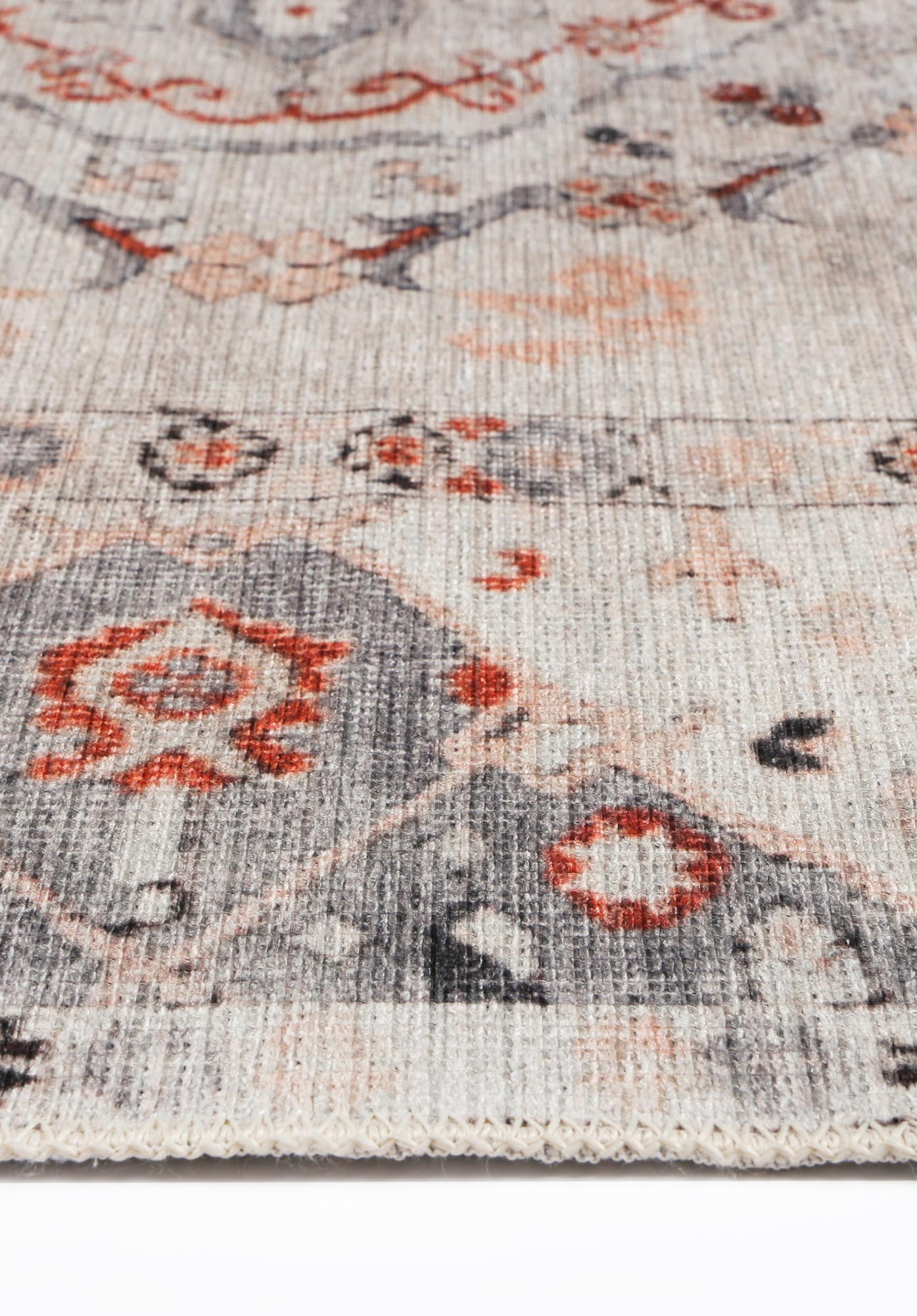 Te Anau Sauville Multi Distressed Vintage Washable Rug