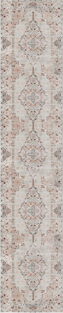 Te Anau Sauville Multi Distressed Vintage Washable Runner