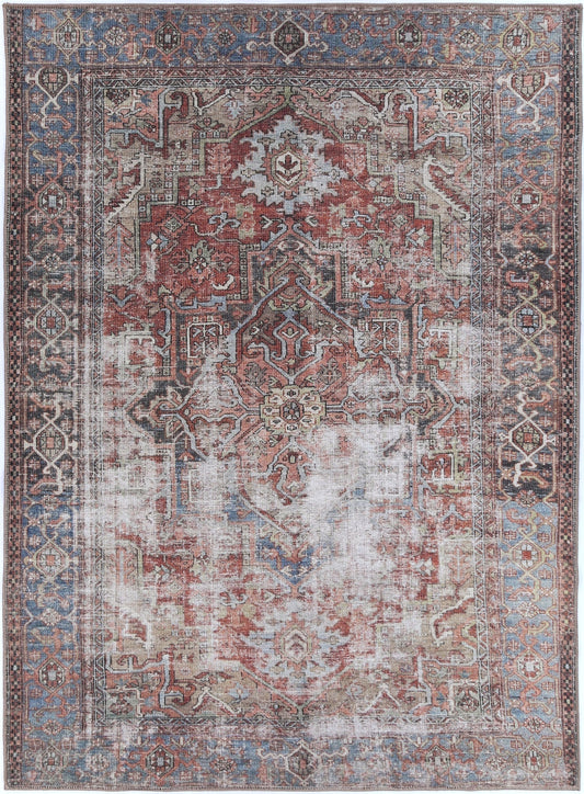 Fiordland Sophia Heritage Rust Washable Rug