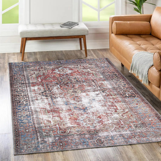 Fiordland Sophia Heritage Rust Washable Rug