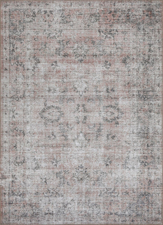 Hauraki Tuttul Rust Machine Washable Rug