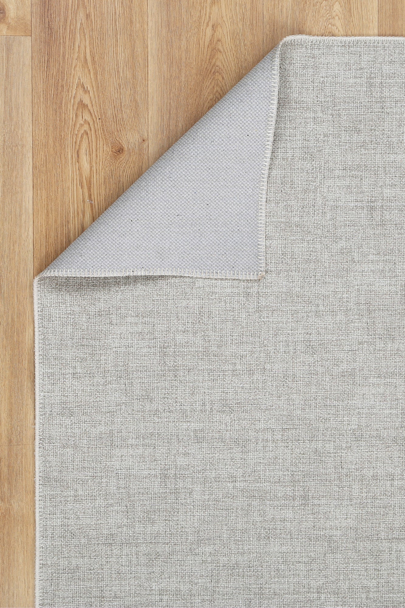 Aoraki Linen Solid Machine Washable Rug