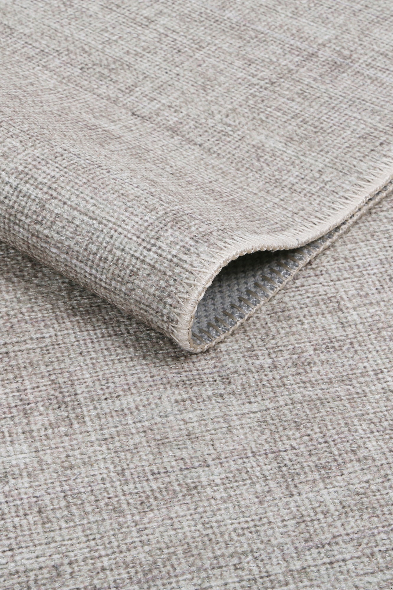 Aoraki Linen Solid Machine Washable Rug