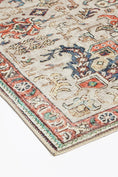 Load image into Gallery viewer, Whangarei Wreath Multi Vintage Washable Rug
